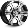 КиК Байконур 7.0х15 5х139.7 ET-5 d110.1 алмаз черный (КС473-08)