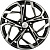 Khomen Wheels 7.0x17 5x112 ET45 D57.1 Black-FP KHW1716 (Karoq/Tiguan)