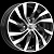 КиК Logan 6.0х15 4х100 ET40 d60.1 Алмаз черный КС882
