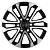 Khomen Wheels 7,5x18 6x114,3 ET38 D67,1 KHW1805 Black-FP