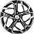 Khomen Wheels 7.0х17 5х114.3 ET51 d67.1 Black-FP KHW1716