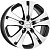 КиК Passat 6.5х17 5х112 ET42 d57.1 алмаз черный (67988) КС625 